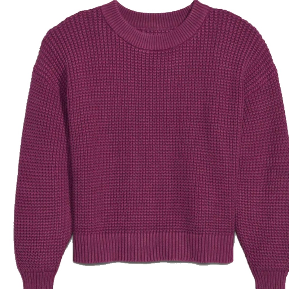 Old Navy 100% Cotton Sweater with Drop Sleeves